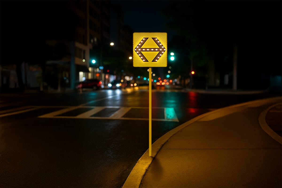 señalamiento vial plástico