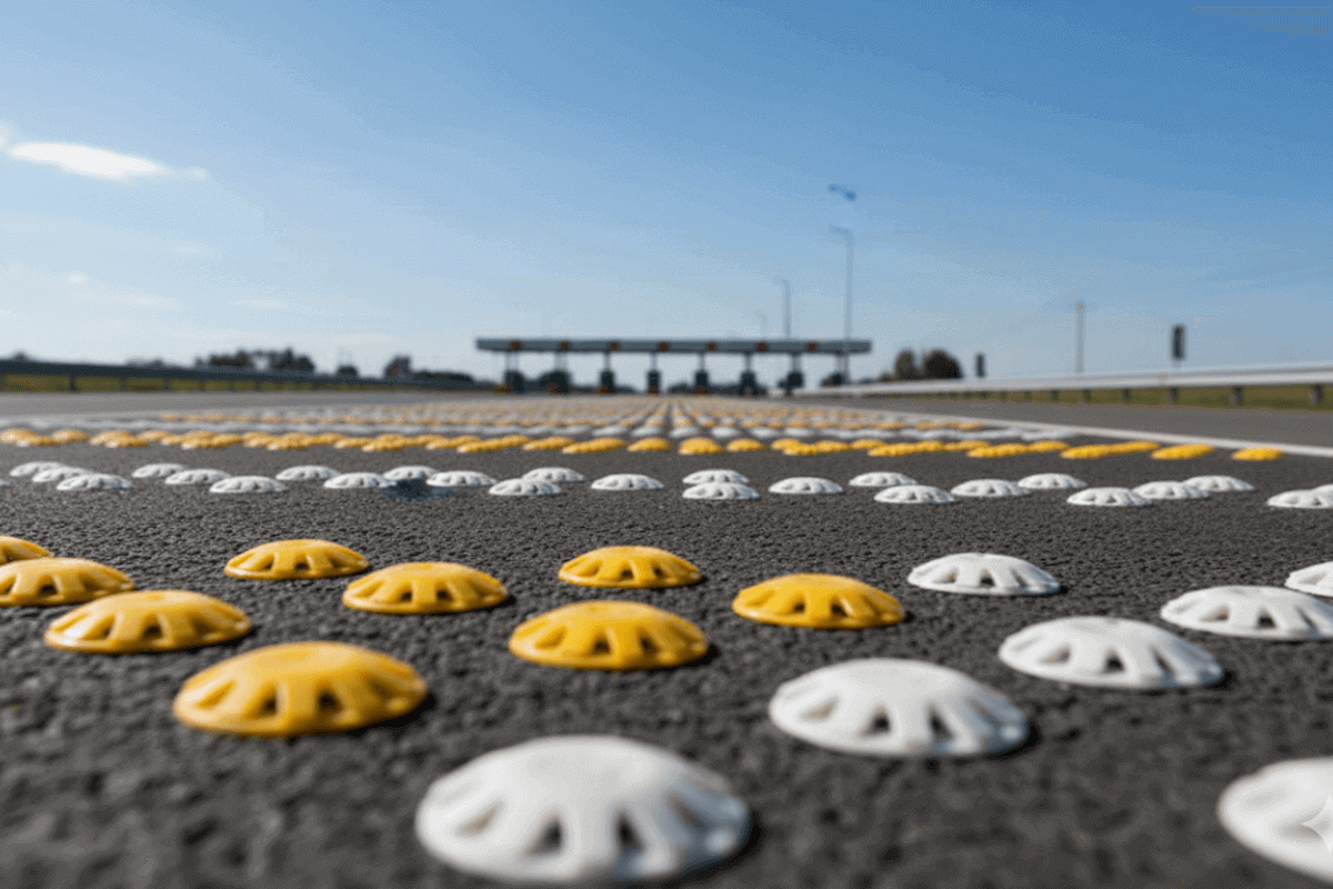 anclaje de botones viales