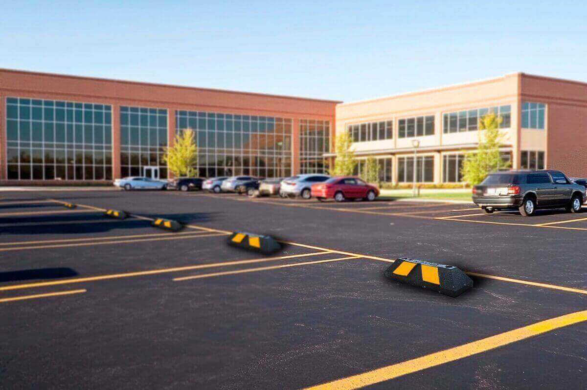 topes de estacionamiento